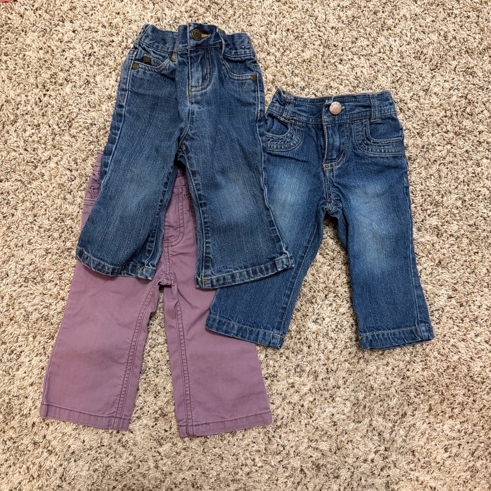 Cherokee & Sprockets Size 12 Month Baby Girl Jeans